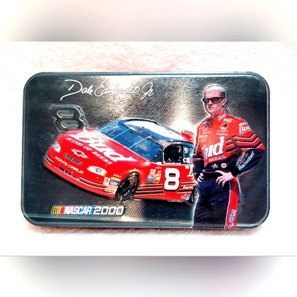 Dale Earnhardt Jr. Limited Edition NASCAR Collectible Tin w/2 Playing Card Decks - Picture 1 of 15